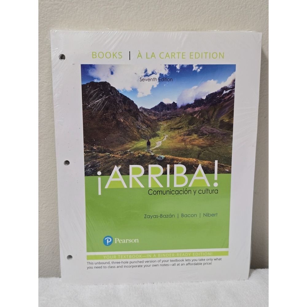 Pearson ¡Arriba! Comunicación y Cultura 7th Edition New